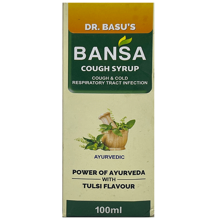 Dr. Basu's Bansa Cough Syrup Tulsi