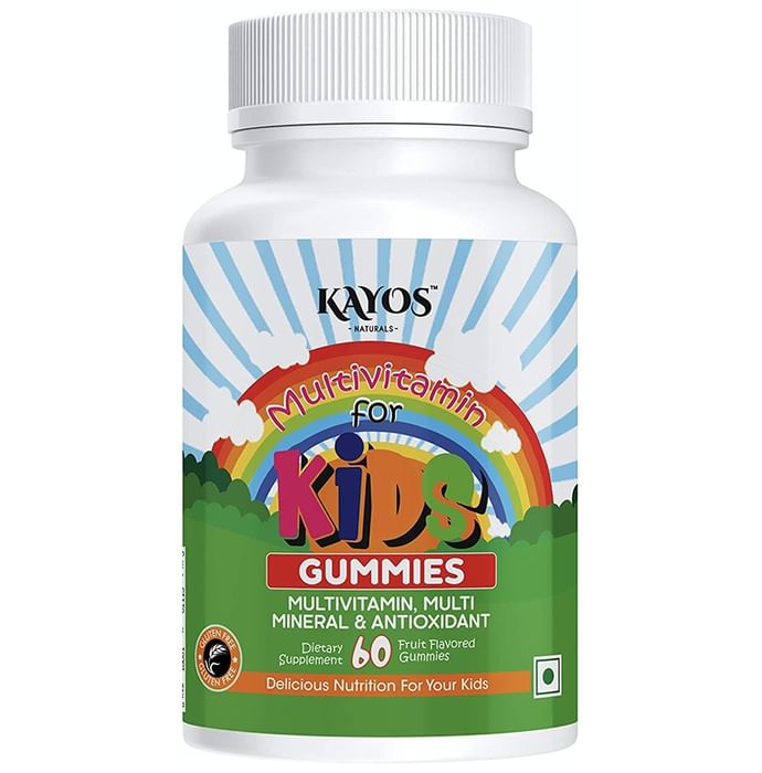 Kayos Naturals Multivitamin for Kids Gummies Fruit Flavour