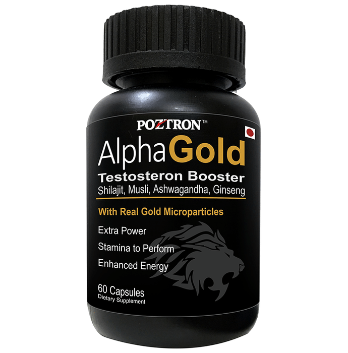 Poztron Alpha Gold Testosterone Booster Capsule