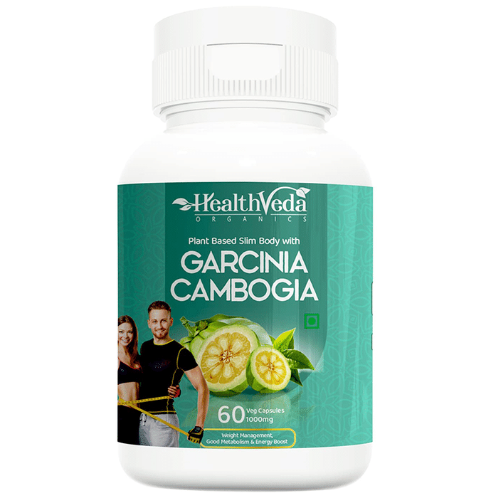 Health Veda Organics Plant Based Garcinia Cambogia Veg Capsule