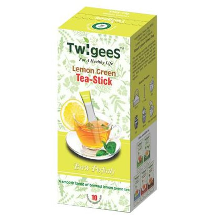 Nature & Nurture Twigees Lemon Green Tea Stick