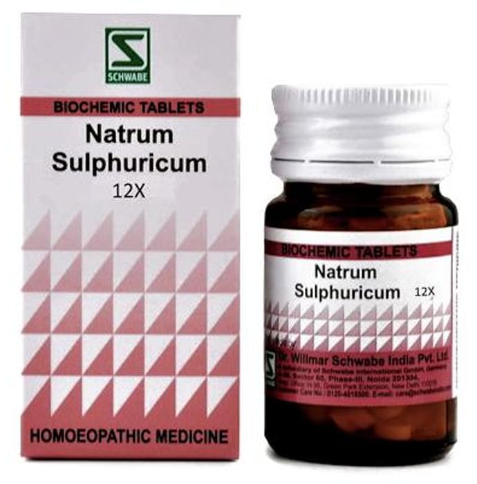 Dr Willmar Schwabe India Natrum Sulphuricum Biochemic Tablet 12X