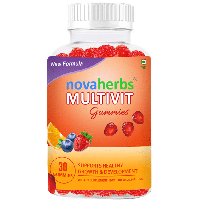 Novaherbs Multivit Gummies (30 Each) Strawberry