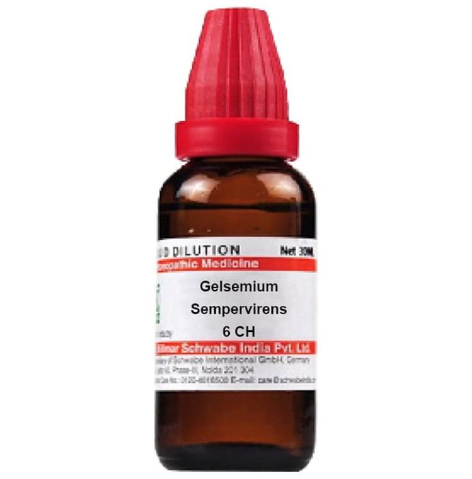 Dr Willmar Schwabe Germany Gelsemium Sempervirens Dilution 6 CH