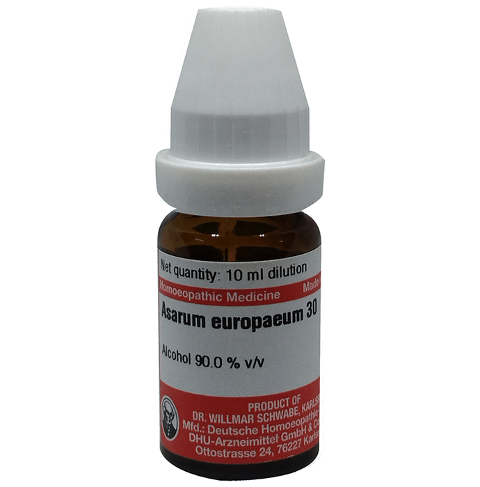 Dr Willmar Schwabe Germany Asarum Europaeum Dilution 30