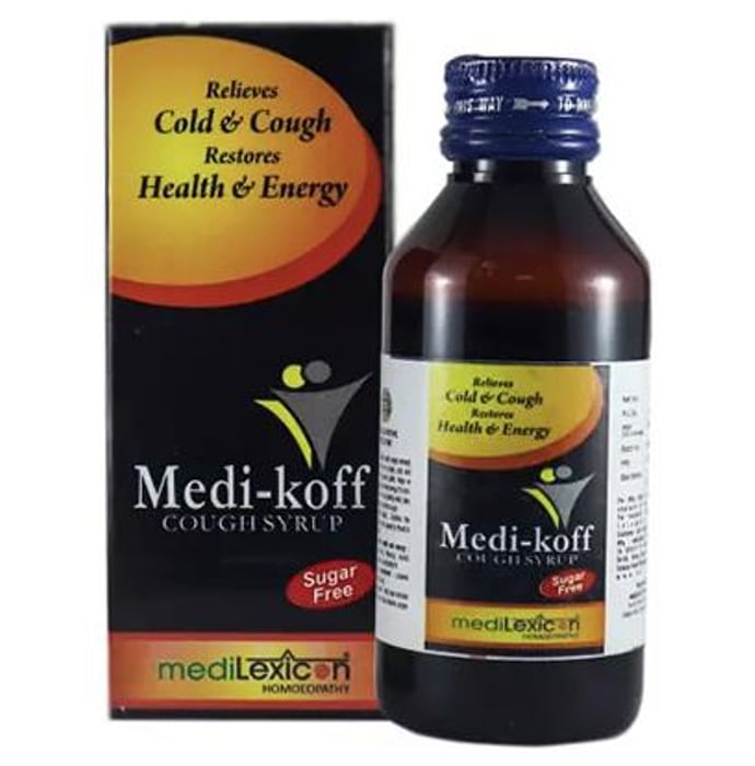 Medilexicon Medi-koff Cough Syrup Sugar Free Syrup