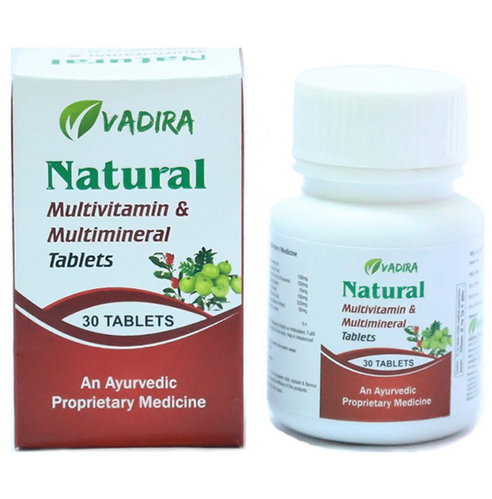 Vadira Natural Multivitamin & Multimineral Tablet