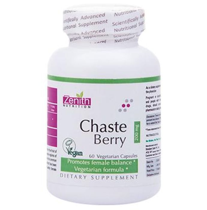 Zenith Nutrition Chaste Berry 200mg Capsule
