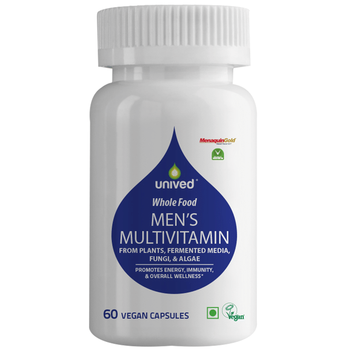 Unived Whole Food Men's Multivitamin Vegan Capsule