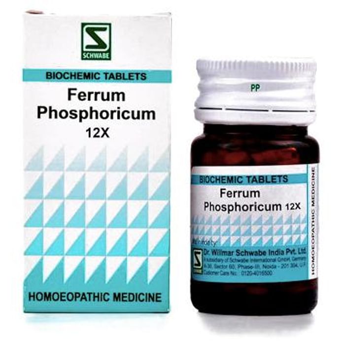 Dr Willmar Schwabe India Ferrum Phosphoricum Biochemic Tablet 12X