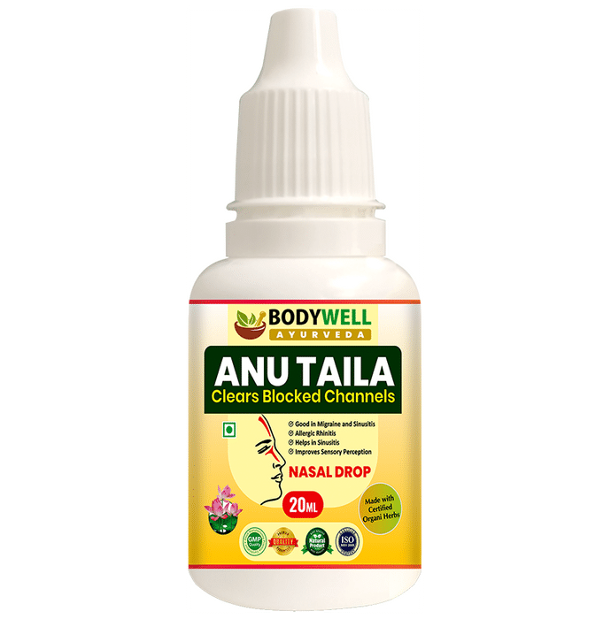 BodyWell Anu Taila Ayurvedic Nasal Drop