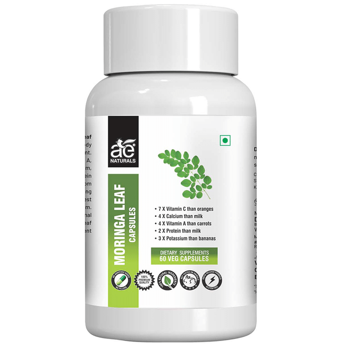 AE Naturals Moringa Leaf Veg Capsule