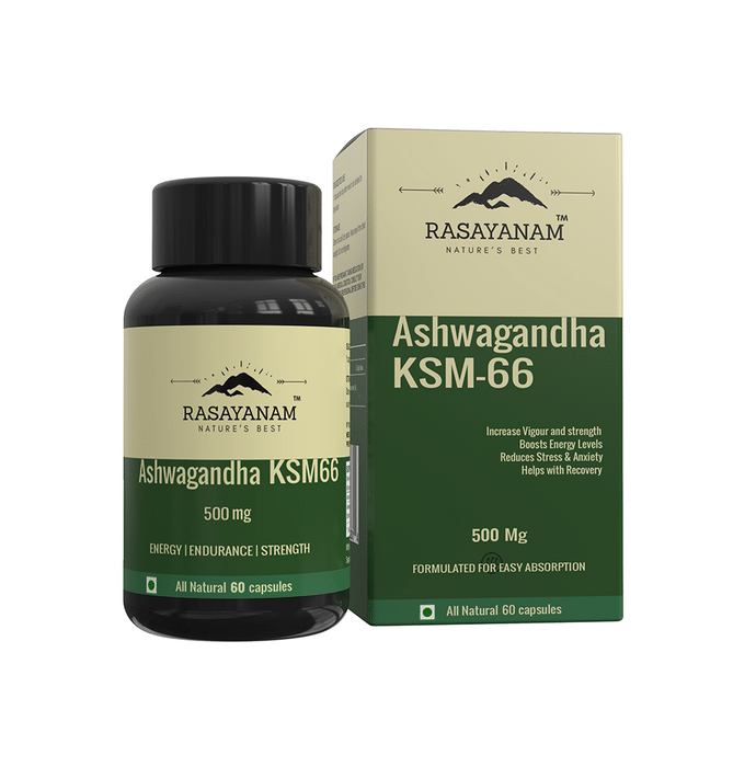 Rasayanam Ashwagandha KSM 66 500mg Capsule
