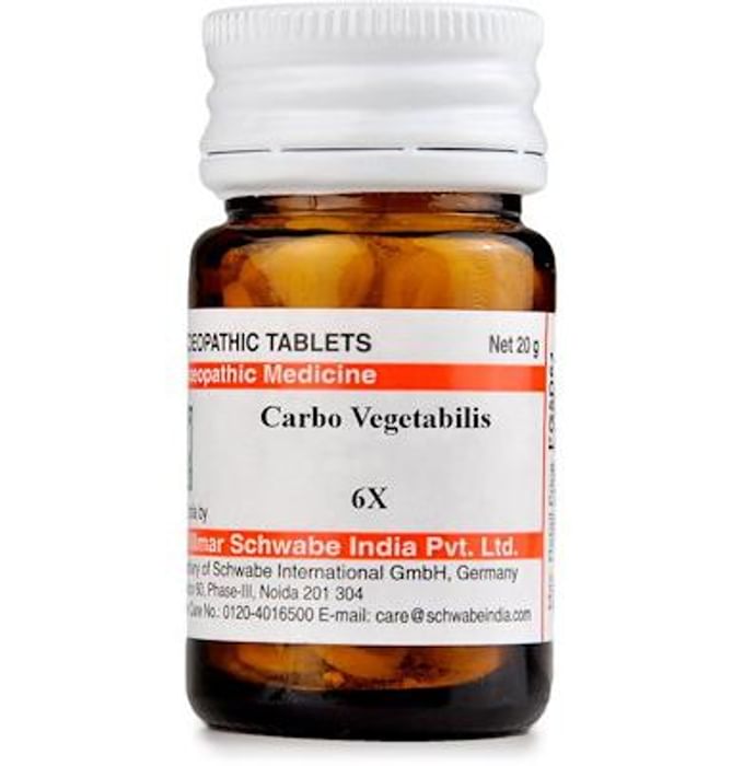 Dr Willmar Schwabe India Carbo Vegetabilis Trituration Tablet 6X