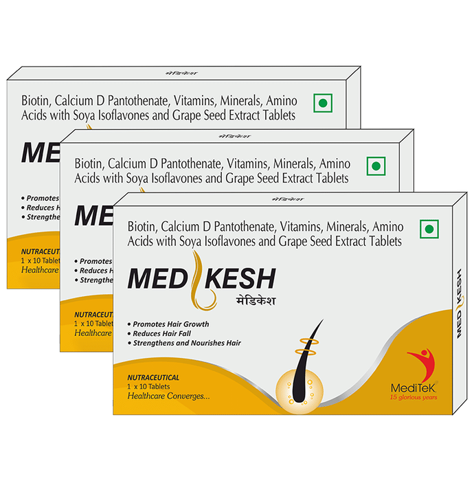Meditek Med Kesh Tablet (10 Each)