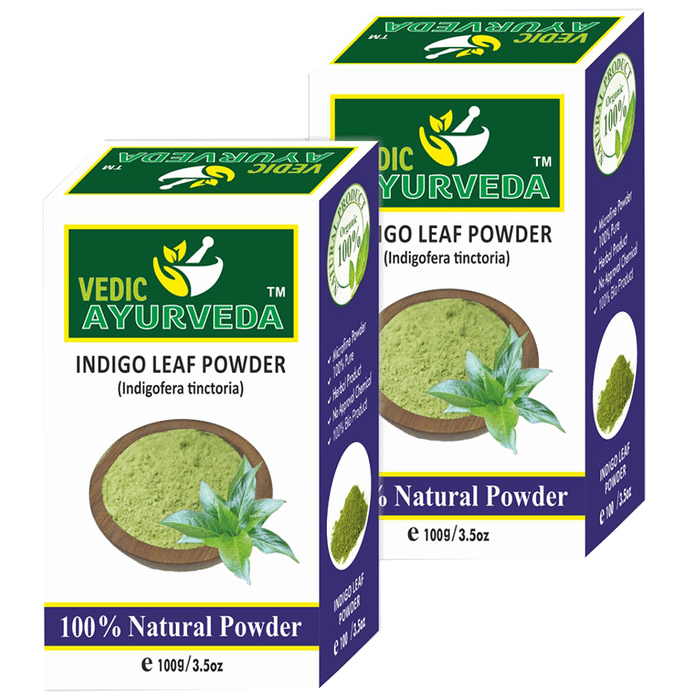 Vedic Ayurveda Indigo Leaf Powder (100gm Each)