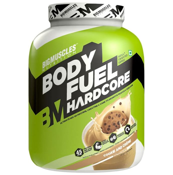 Big Muscles Body-Fuel Hardcore Cookies & Cream Powder