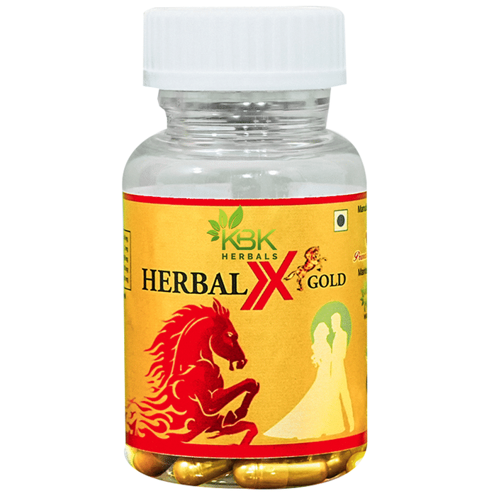 KBK Herbal Herbal X Gold 500mg Softgel Capsule