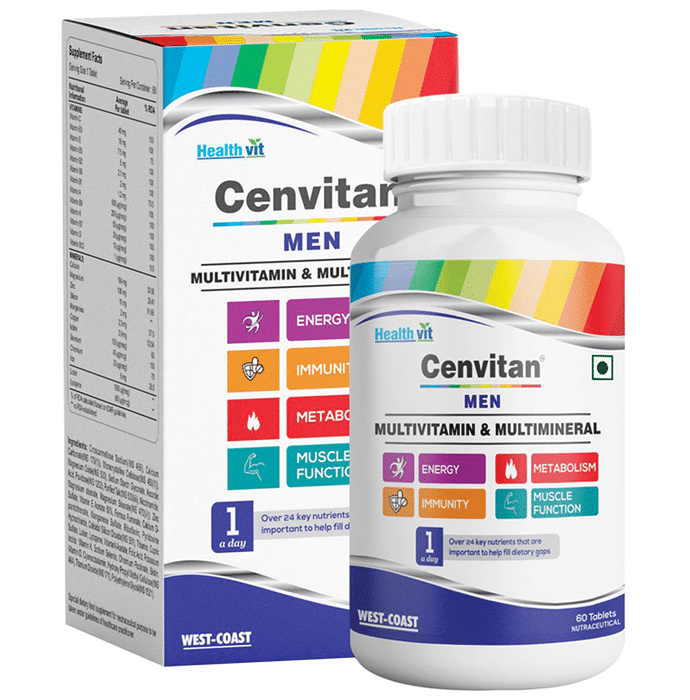 HealthVit Cenvitan Men Multivitamin & Multimineral Tablet