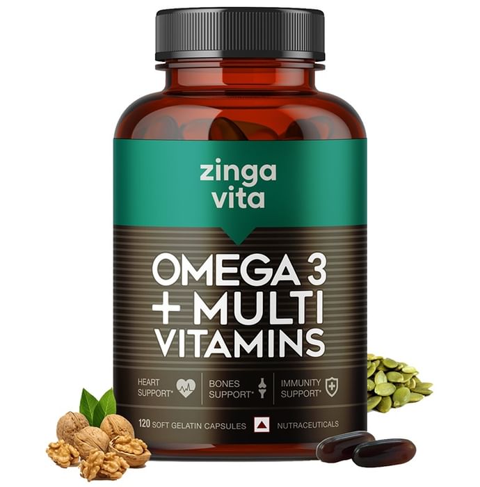 Zingavita Omega 3 + Multivitamins Soft Gelatin Capsule