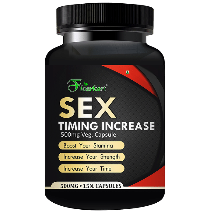 Floarkart Sex Timing Increase 500mg Veg. Capsule