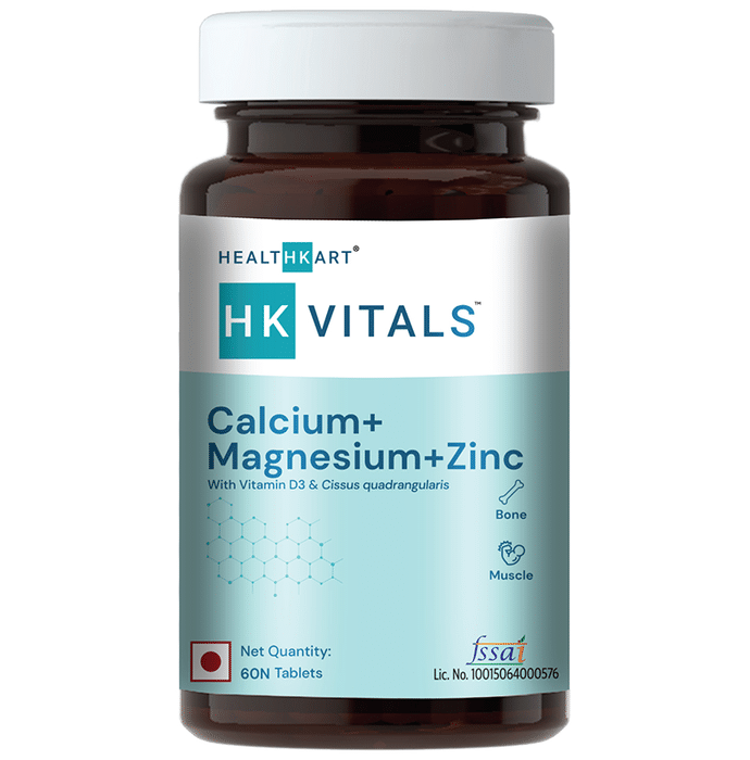 HealthKart HK Vitals Calcium + Magnesium + Zinc Tablet