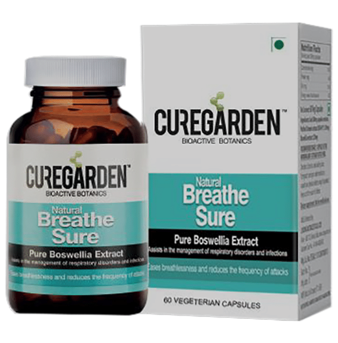 Curegarden Natural Breathe Sure Vegeterian Capsules