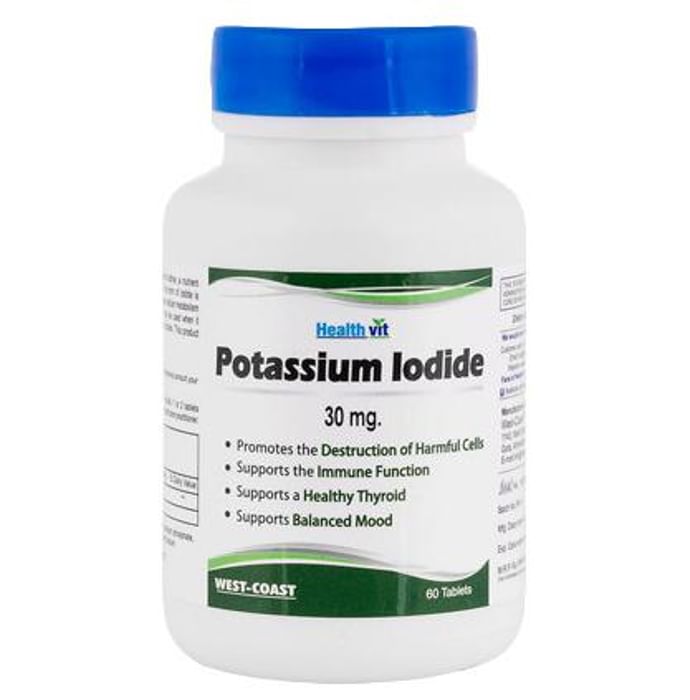 HealthVit Potassium Iodide 30mg Tablet