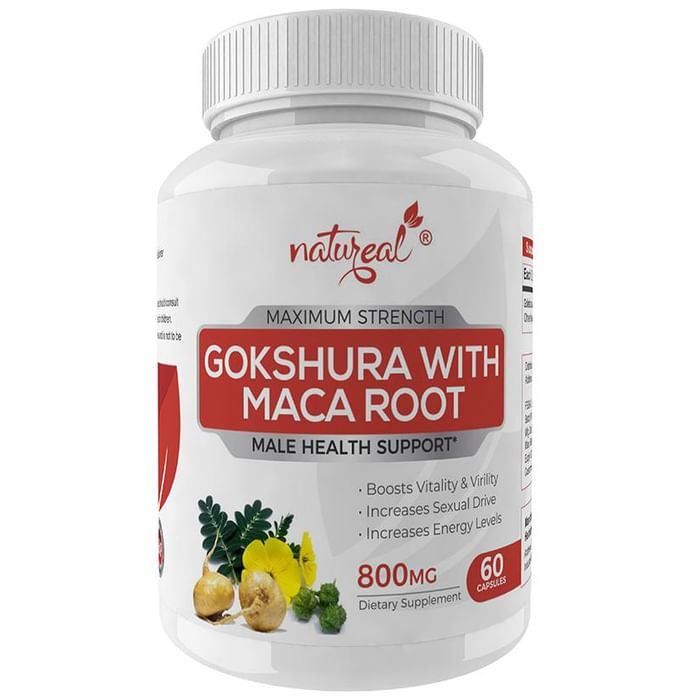 Natureal Gokshura with Maca Root 800mg Capsule
