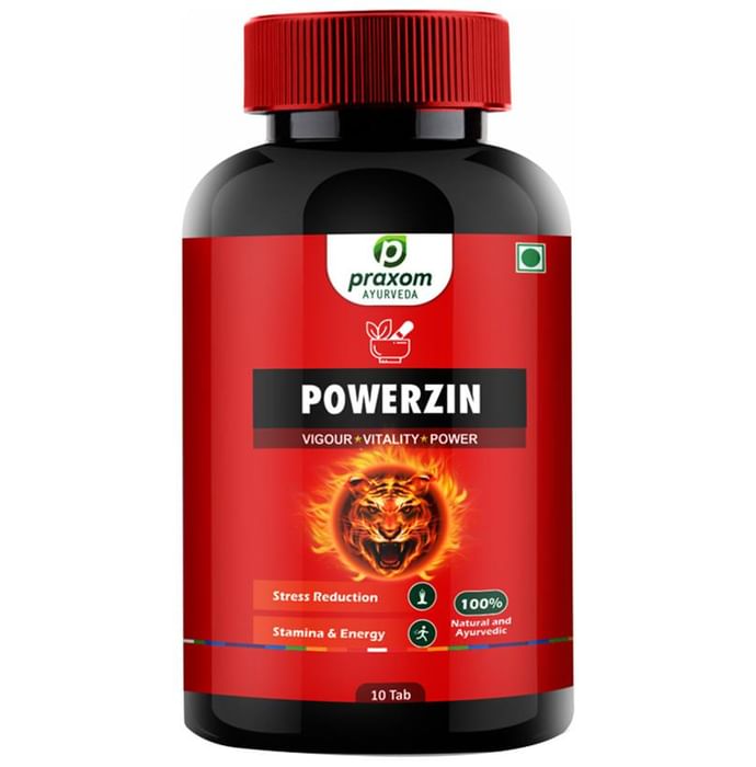 Praxom Ayurveda Powerzin Tablet