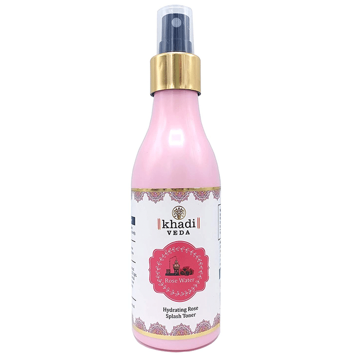 Khadi Veda Rose Water Hydrating Rose Splash Toner