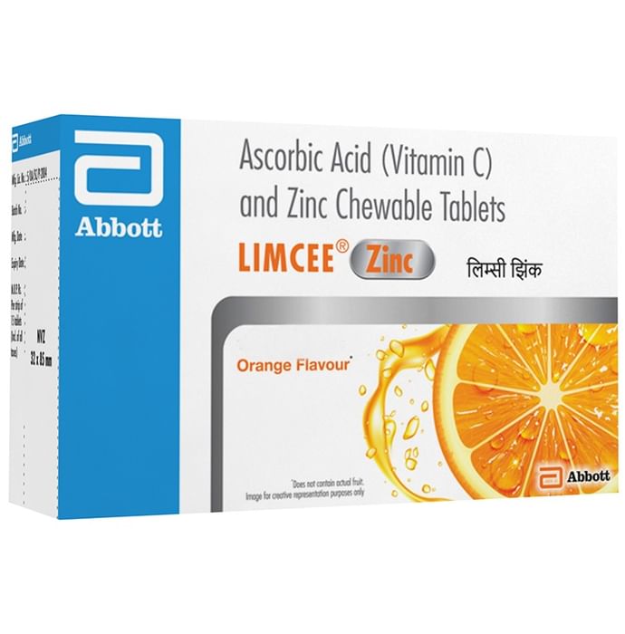 Limcee Zinc Chewable Tablet Orange