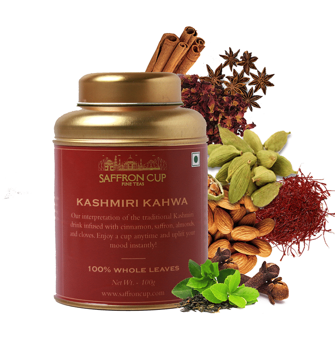 Saffron Cup Kashmiri Kahwa Tea