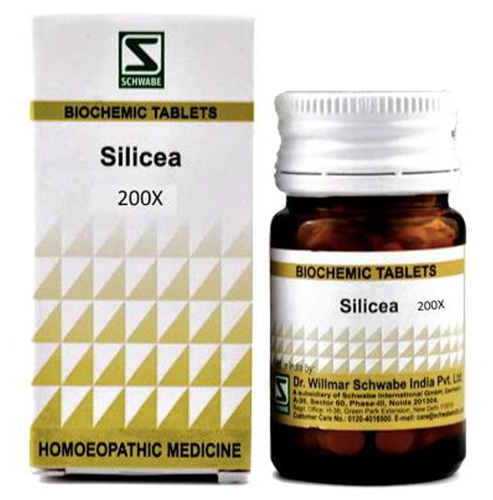 Dr Willmar Schwabe India Silicea Biochemic Tablet 200X