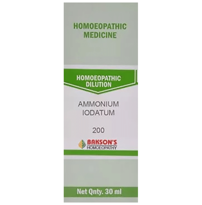 Bakson's Ammonium Iodatum Dilution 200