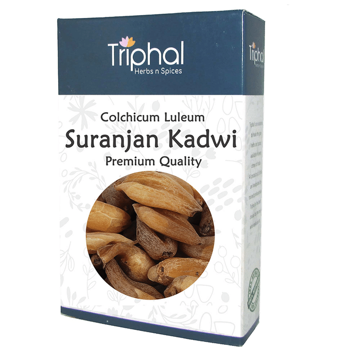Triphal Suranjan Kadwi/ Suranajaan Kadvi/ Colchicum Luleum/ Suranjan Bitter Whole