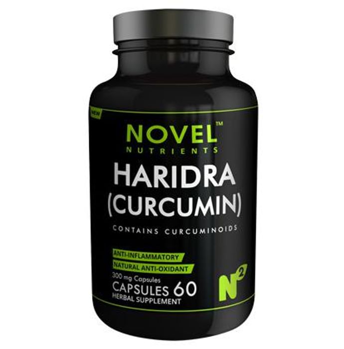 Novel Nutrients Haridra (Curcumin) 300mg Capsule