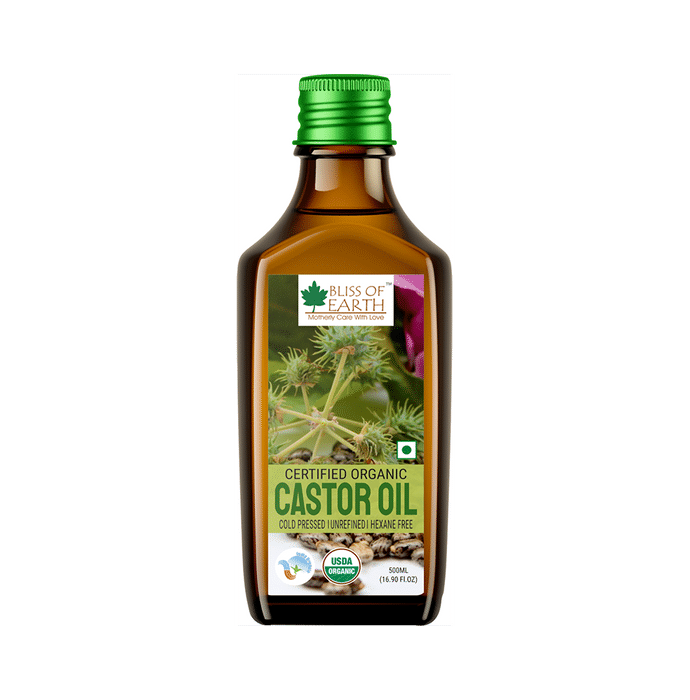 Bliss of Earth Certified Organic Castor Oil