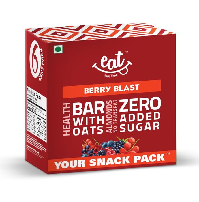 Eat Anytime Healthy Energy Bar Berry Blast