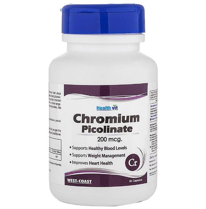 HealthVit Chromium Picolinate 200mcg Capsule
