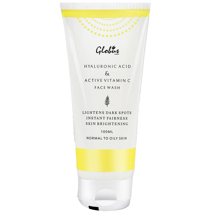 Globus Naturals Hyaluronic acid and Active Vitamin C Face Wash