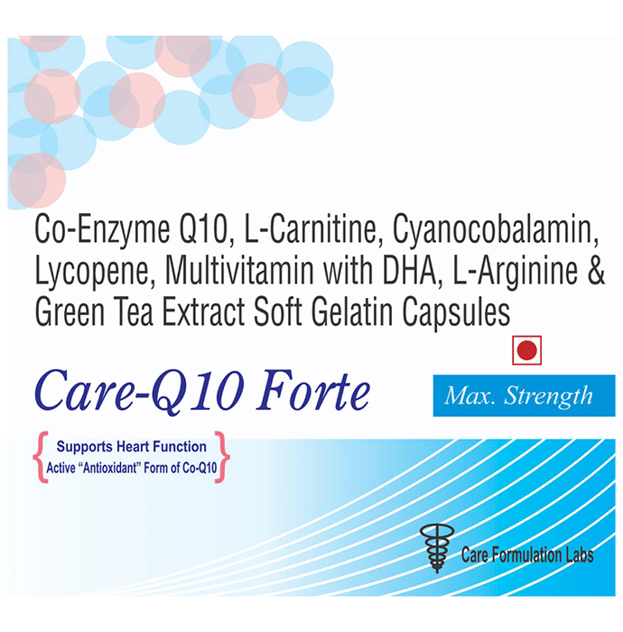 Care-Q10 Forte Soft Gelatin Capsule Max Strength