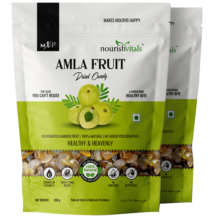 NourishVitals Amla Fruit Dried Candy (200gm Each)