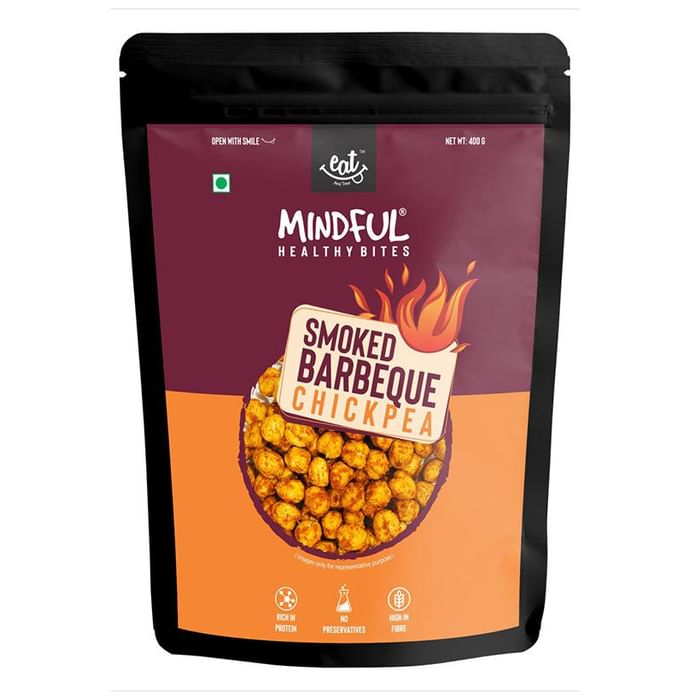 Eat Anytime Mindful Healthy Bites Chickpea Smoked Barbeque