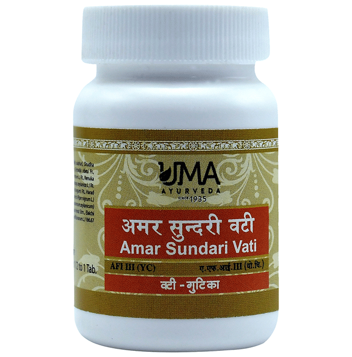 Uma Ayurveda Amar Sundari Vati Tablet