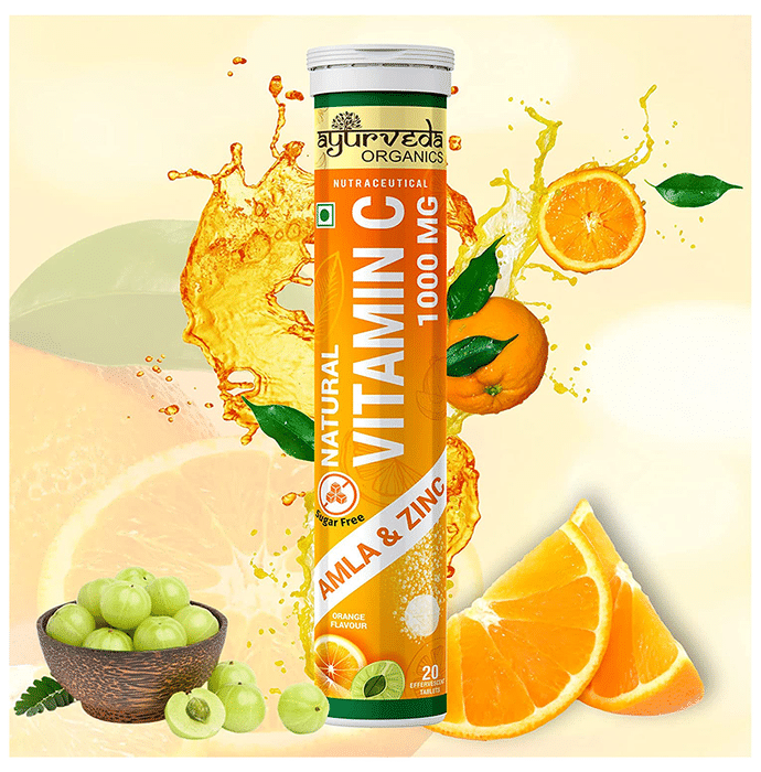 Ayurveda Organics Natural Vitamin C Effervescent Tablet