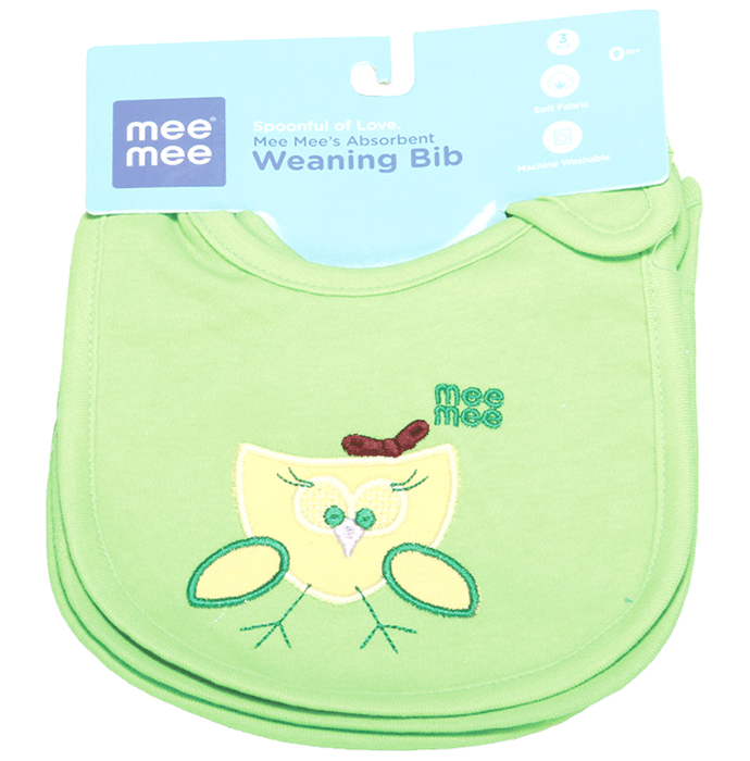 Mee Mee Absorbent Weaning Bibs Assorted