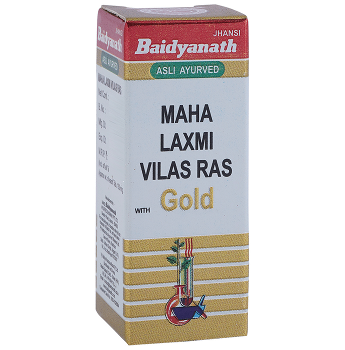 Baidyanath (Jhansi) Maha Laxmi Vilas Ras with Gold Tablet