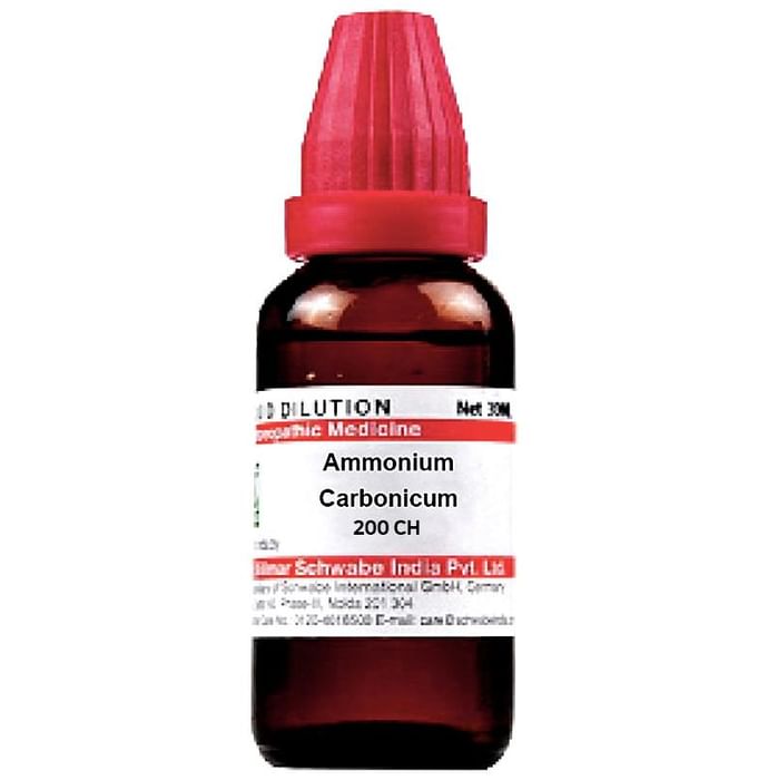 Dr Willmar Schwabe India Ammonium Carbonicum Dilution 200 CH