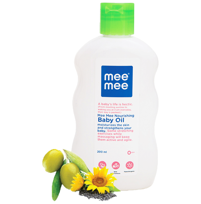 Mee Mee Nourishing Baby Oil (200ml Each)
